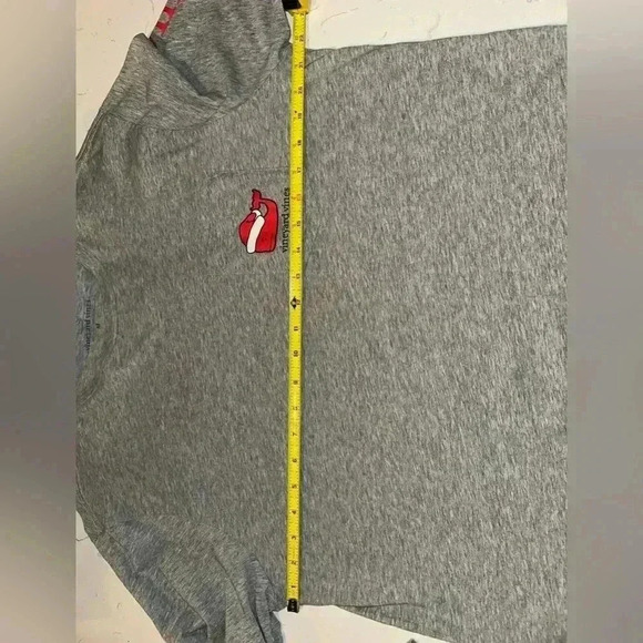 Vineyard Vines Christmas Long Sleeve Tee Naughty Or Nice Medium - Picture 5 of 5